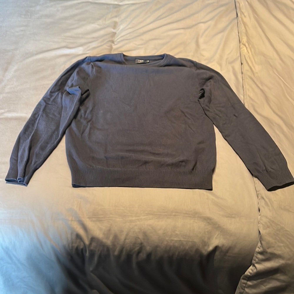 J. Crew Factory navy, crewneck sweater